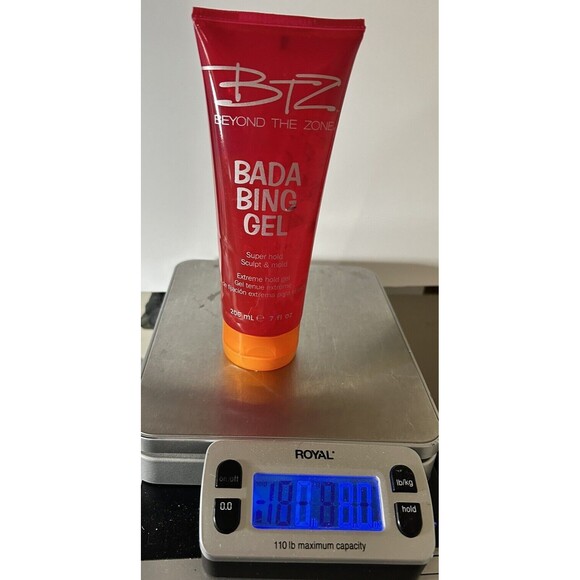 BTZ Beyond The Zone BADA BING GEL, Super Hold Sculpt & mold 7 oz. Extreme Hold - Picture 2 of 5